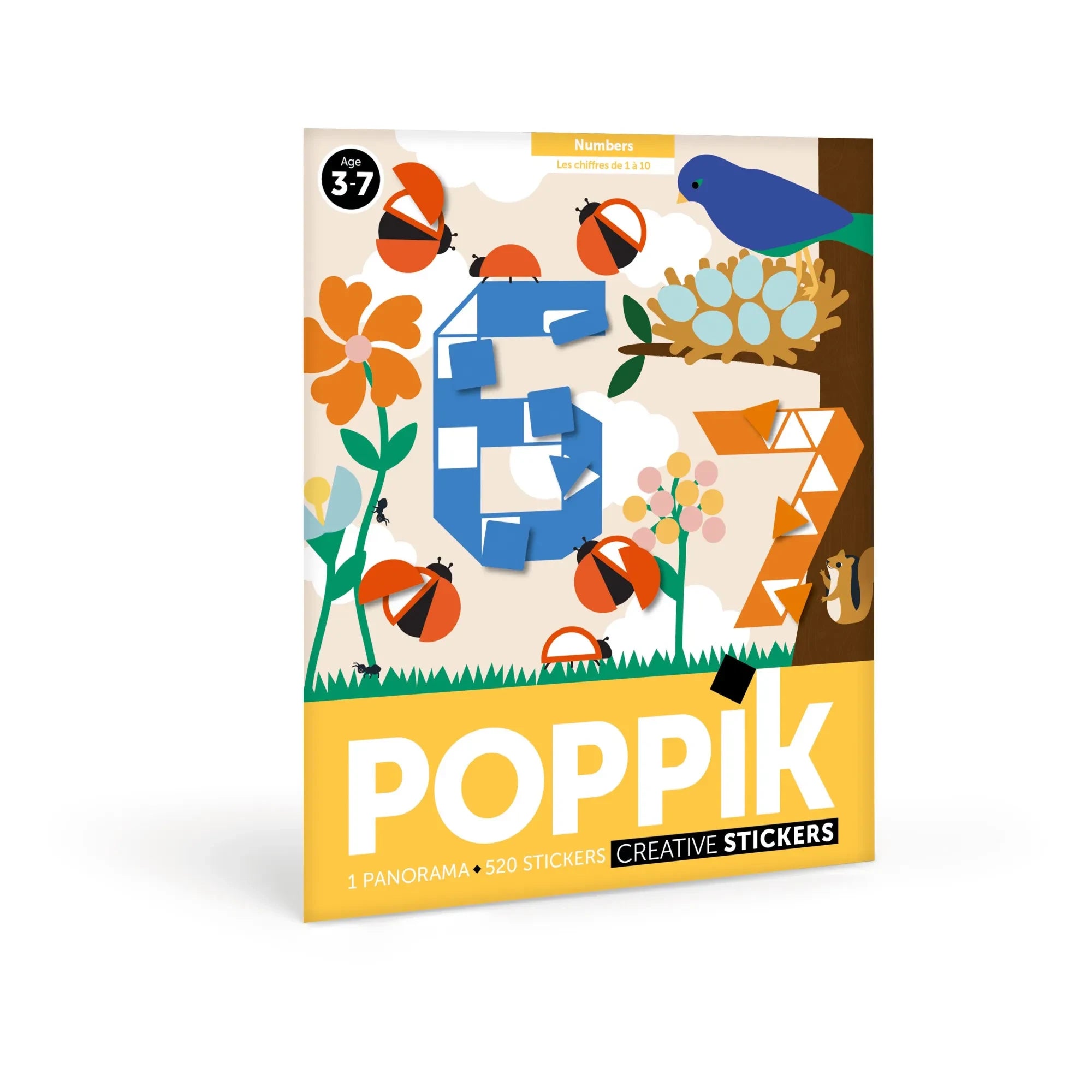 Poppik - Number Stickers & Poster