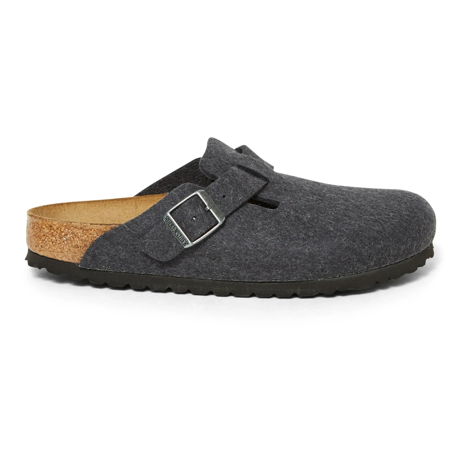 BIRKENSTOCK - Boston Wool Clogs - Adult Collection | Charcoal grey