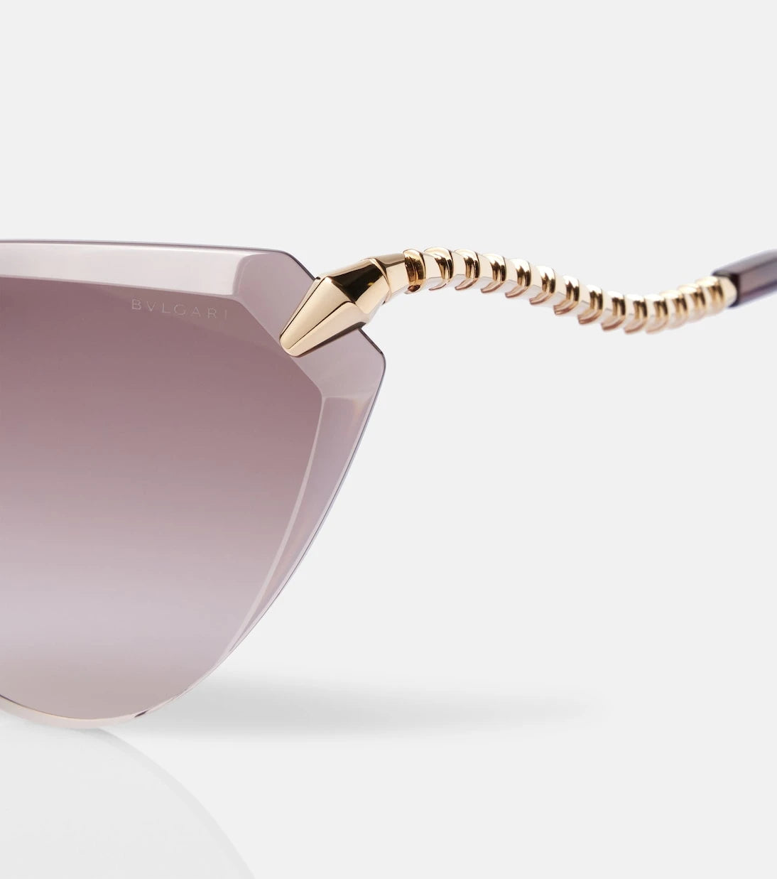 Bvlgari - Serpenti Viper rimless cat-eye sunglasses