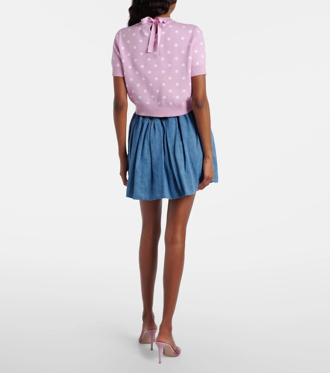 Patou - Denim miniskirt