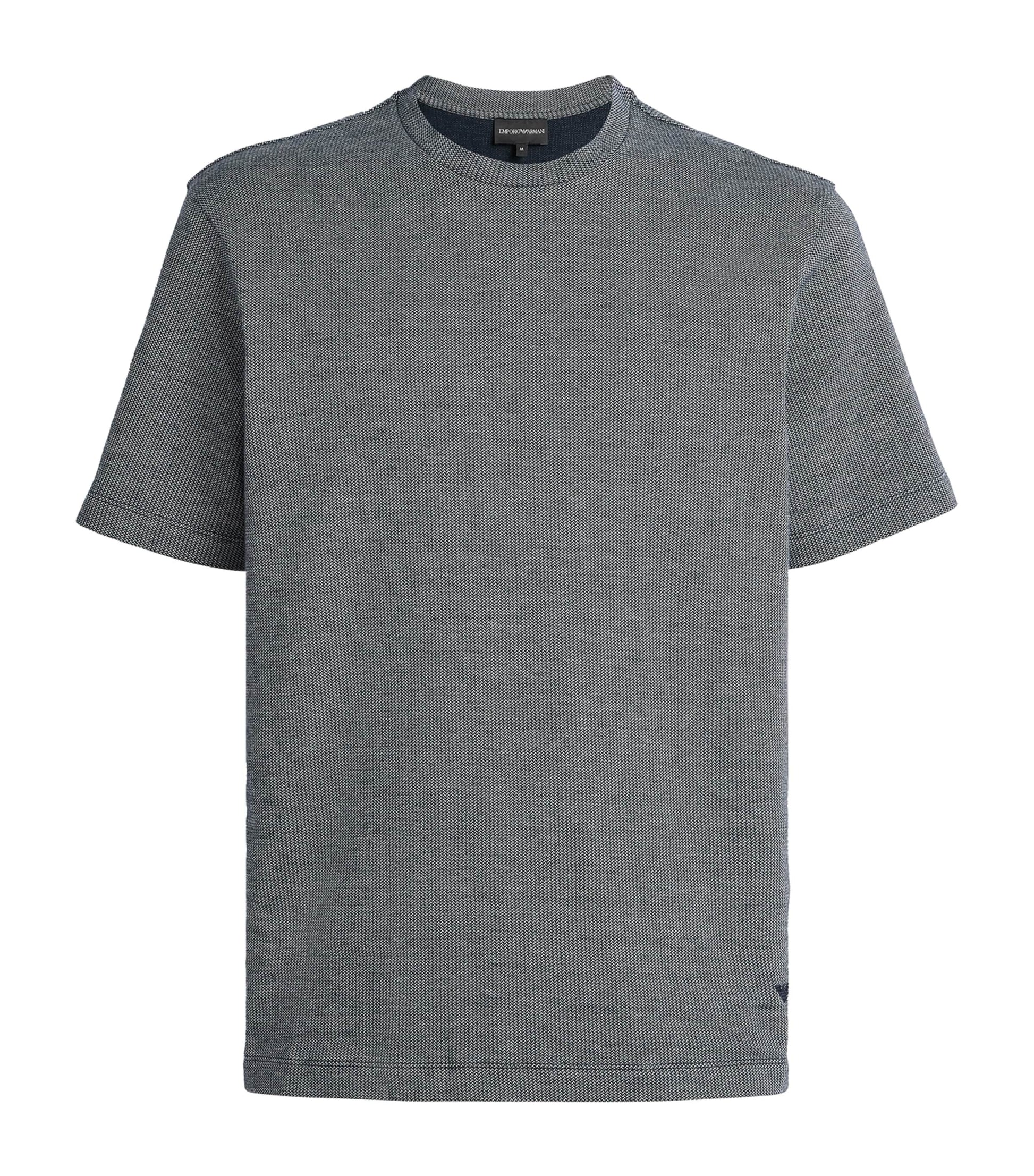 Cotton Mélange-Effect T-Shirt