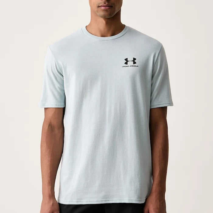 Pamuklu Erkek Antrenman Tişörtü SPORTSTYLE LEFT CHEST