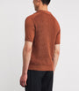 Silk-Cotton Knit Polo Shirt
