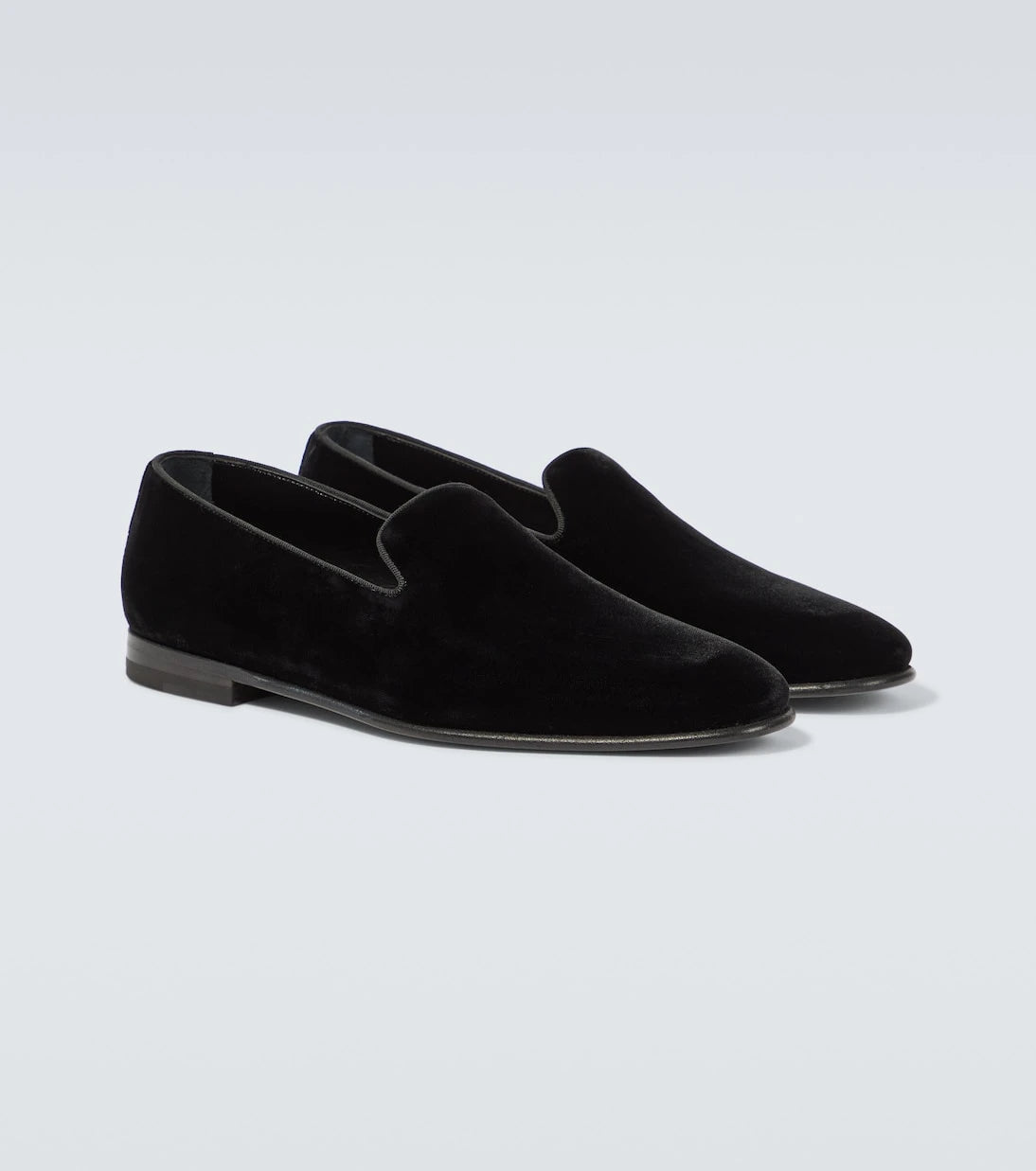 Manolo Blahnik - Mario velvet loafers
