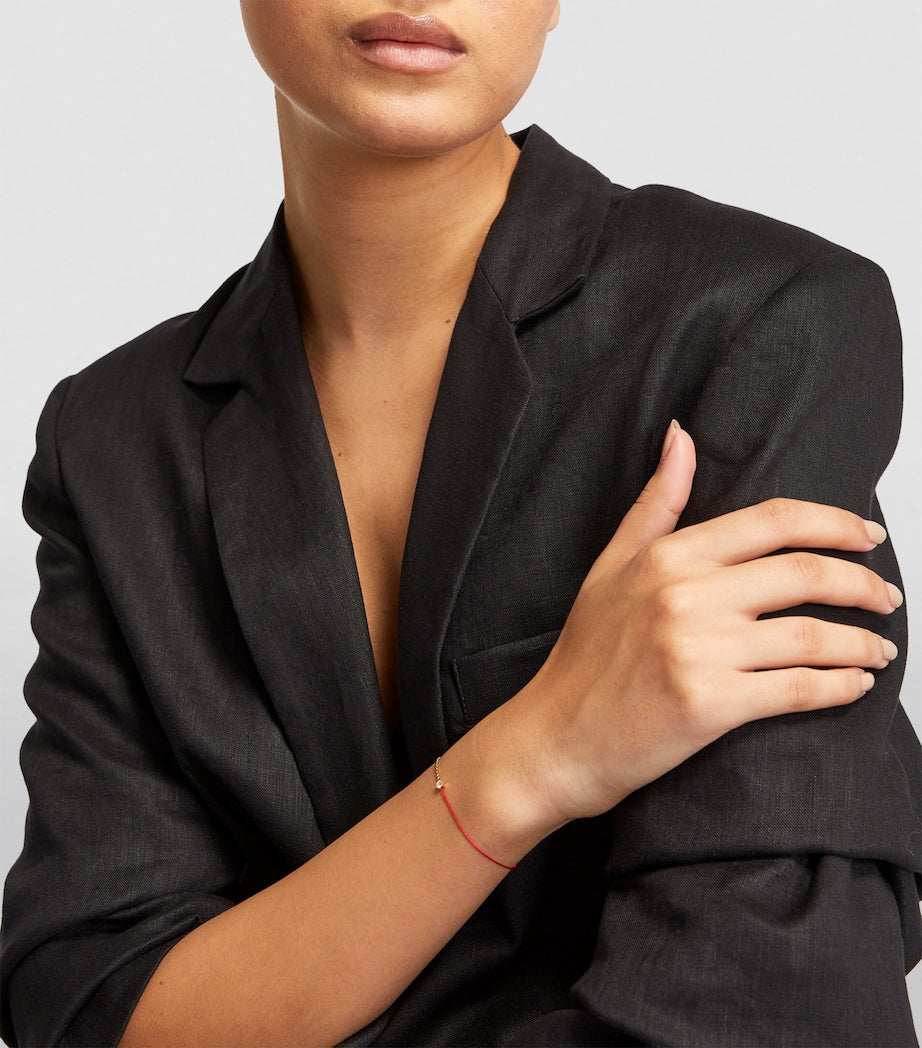 Yellow Gold and Diamond Absolu Thread Bracelet