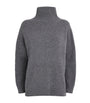 Weekend Max Mara Virgin Wool High-Neck Sweater DARK GREY
