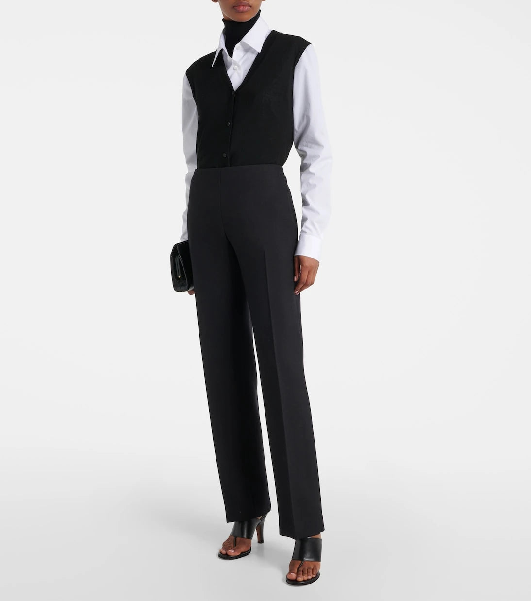 The Row - Vesco wool straight pants