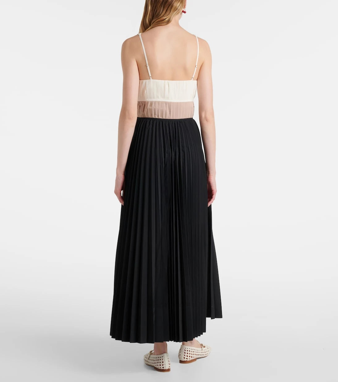 Simkhai - Stephanie pleated poplin midi dress