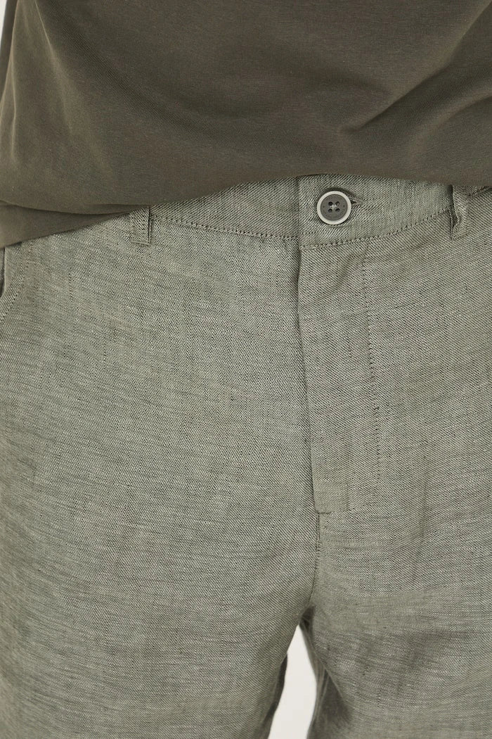 Medicine Erkek Keten Chino Kısa Pantolon