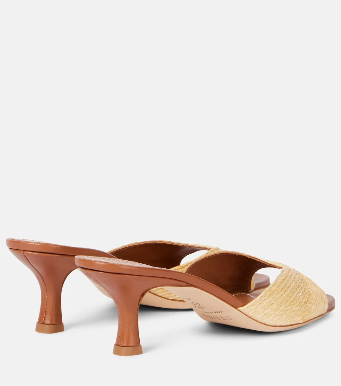 Staud - Brigitte 55 leather-lined mules