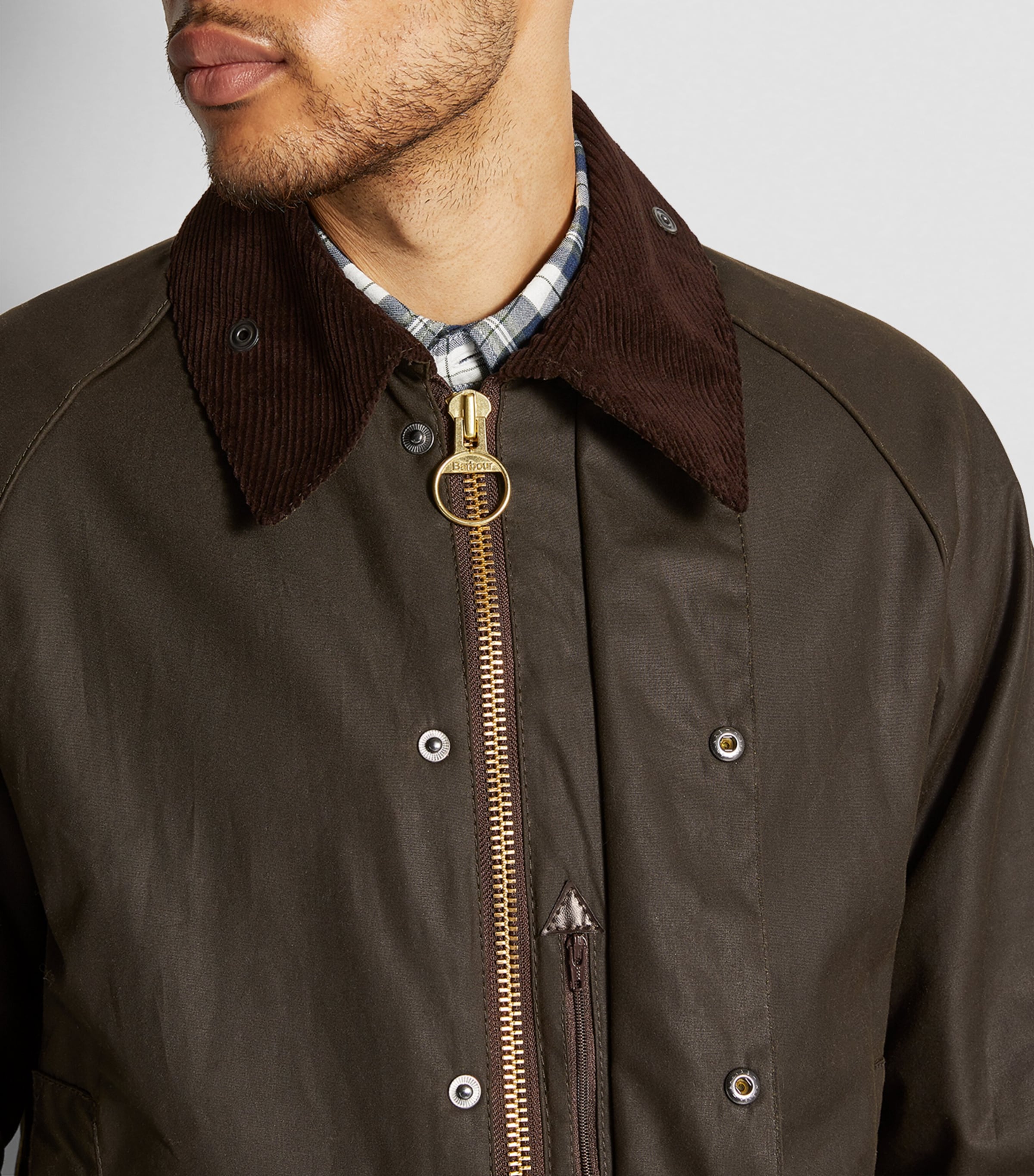 Green Waxed Beaufort Jacket