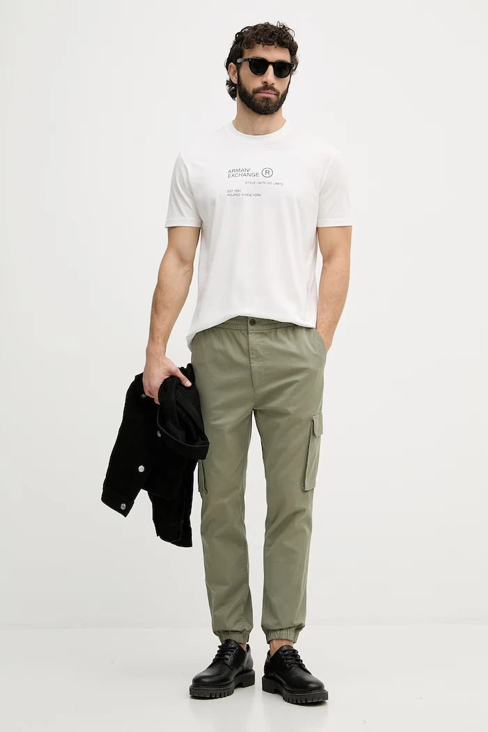 Armani Exchange erkek pamuklu tişört