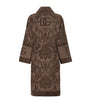 Dolce & Gabbana Casa Terry Cotton DG Logo Robe