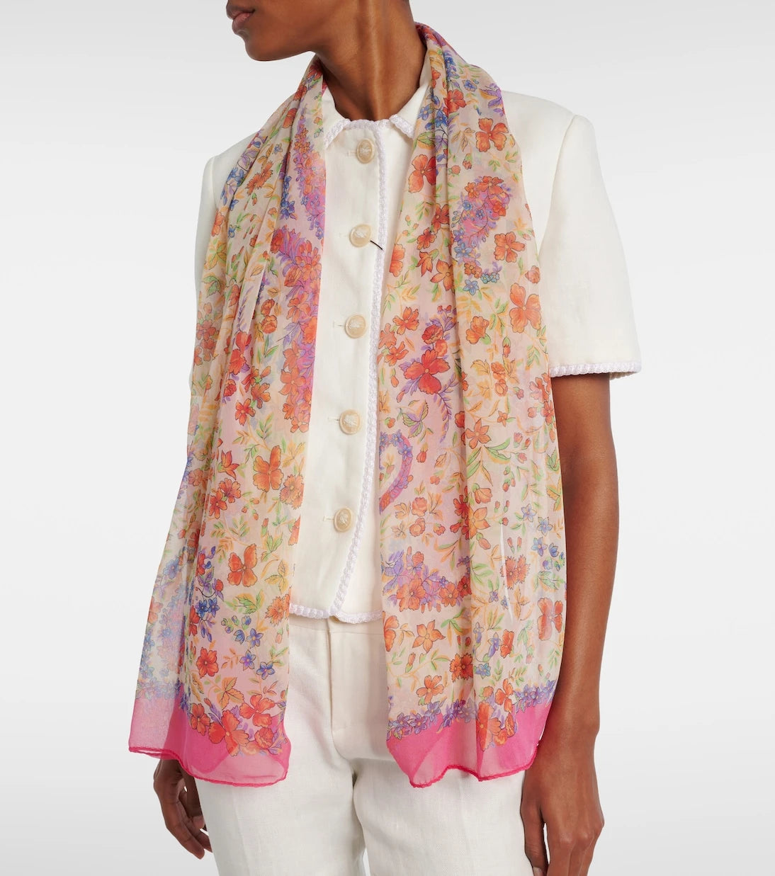 Etro - Paisley silk scarf