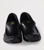 Black Buffalo Leather Loafers