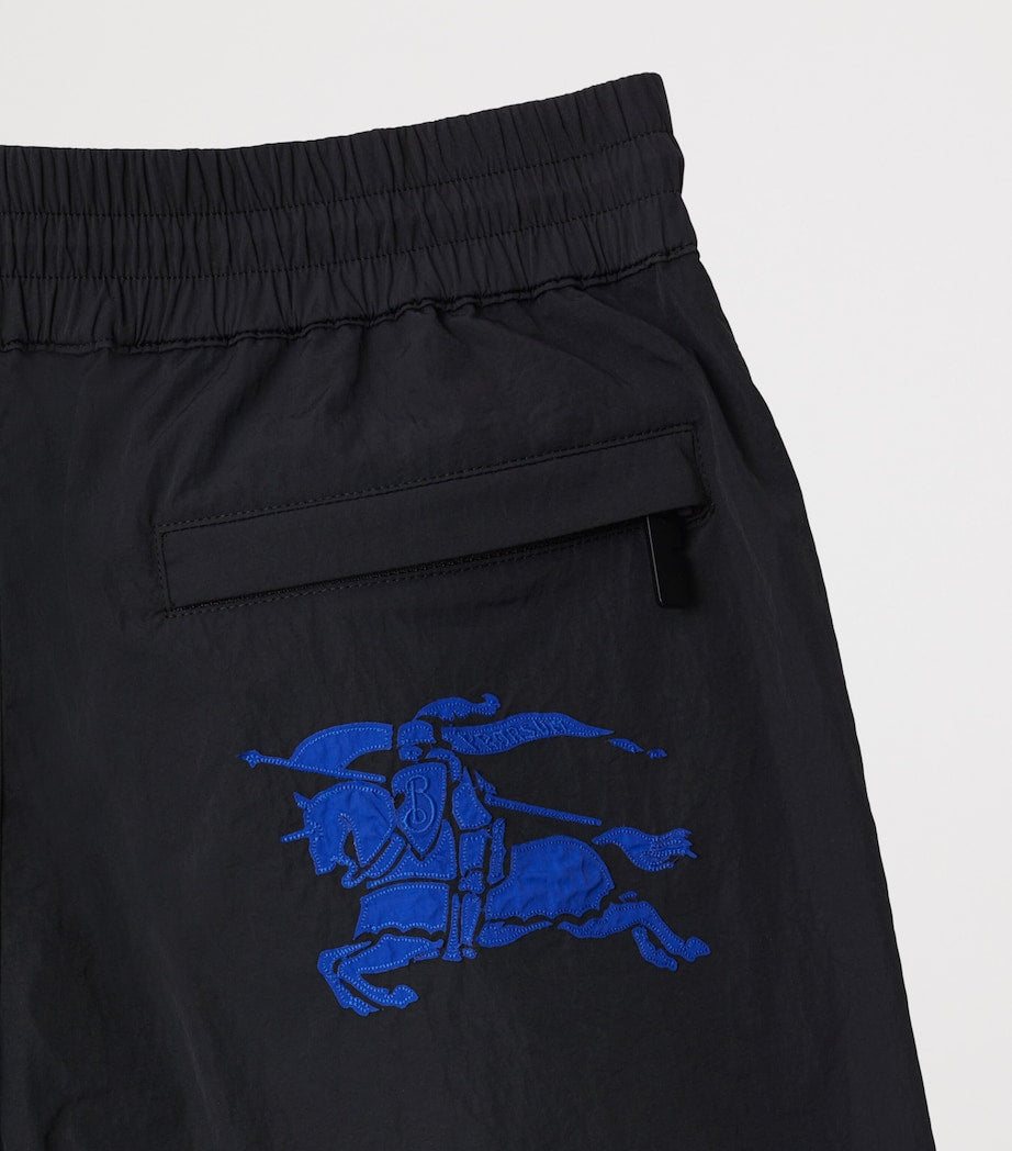 Black Nylon EKD Shorts