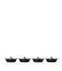 Set of 4 Cast Iron Gourmand Mini Braisers with Lids (13cm)