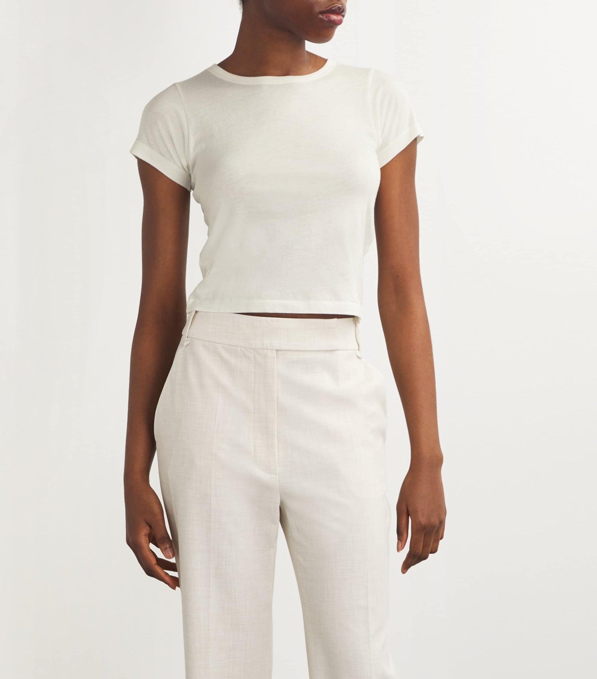 Ivory Cotton-Modal Baby T-Shirt