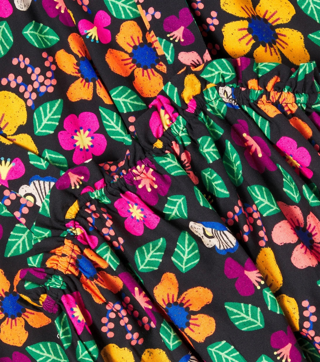 Fábula - Frescor floral cotton top and pants set