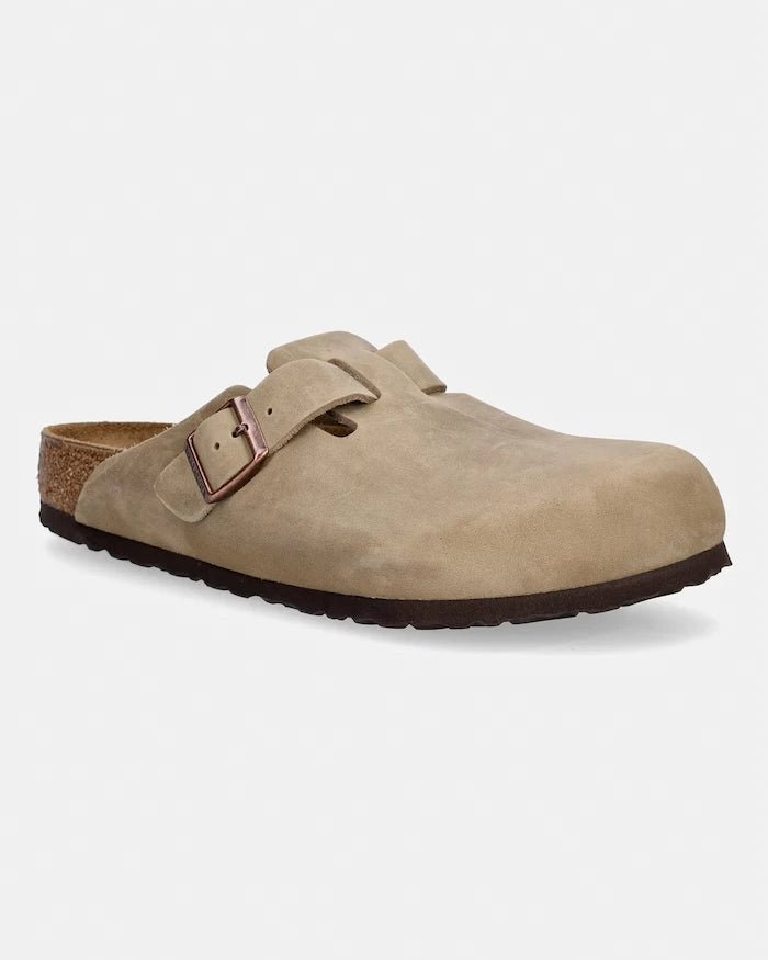 Birkenstock Erkek Nubuk Terlik Boston