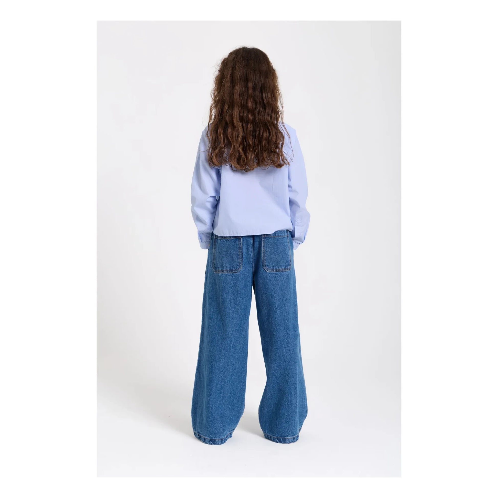 Smallable Kid - Jean Large Paloma | Denim blue