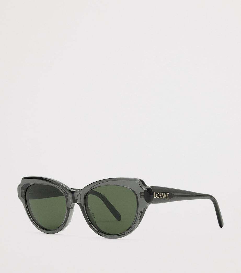 Grey Acetate Swan Slim Sunglasses