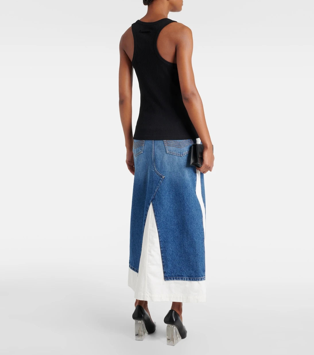 Jean Paul Gaultier - Ribbed-knit cotton tank top