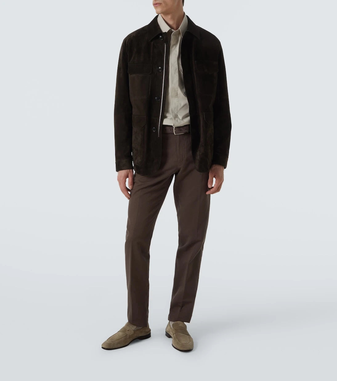 Zegna - Leather field jacket