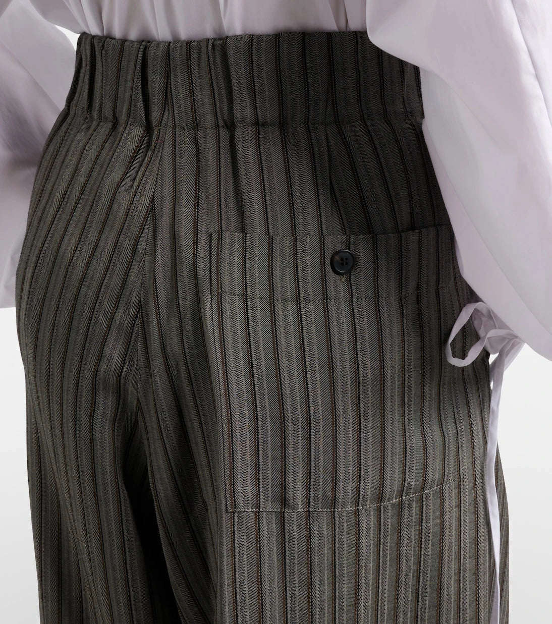 Dries Van Noten - Striped wide-leg pants
