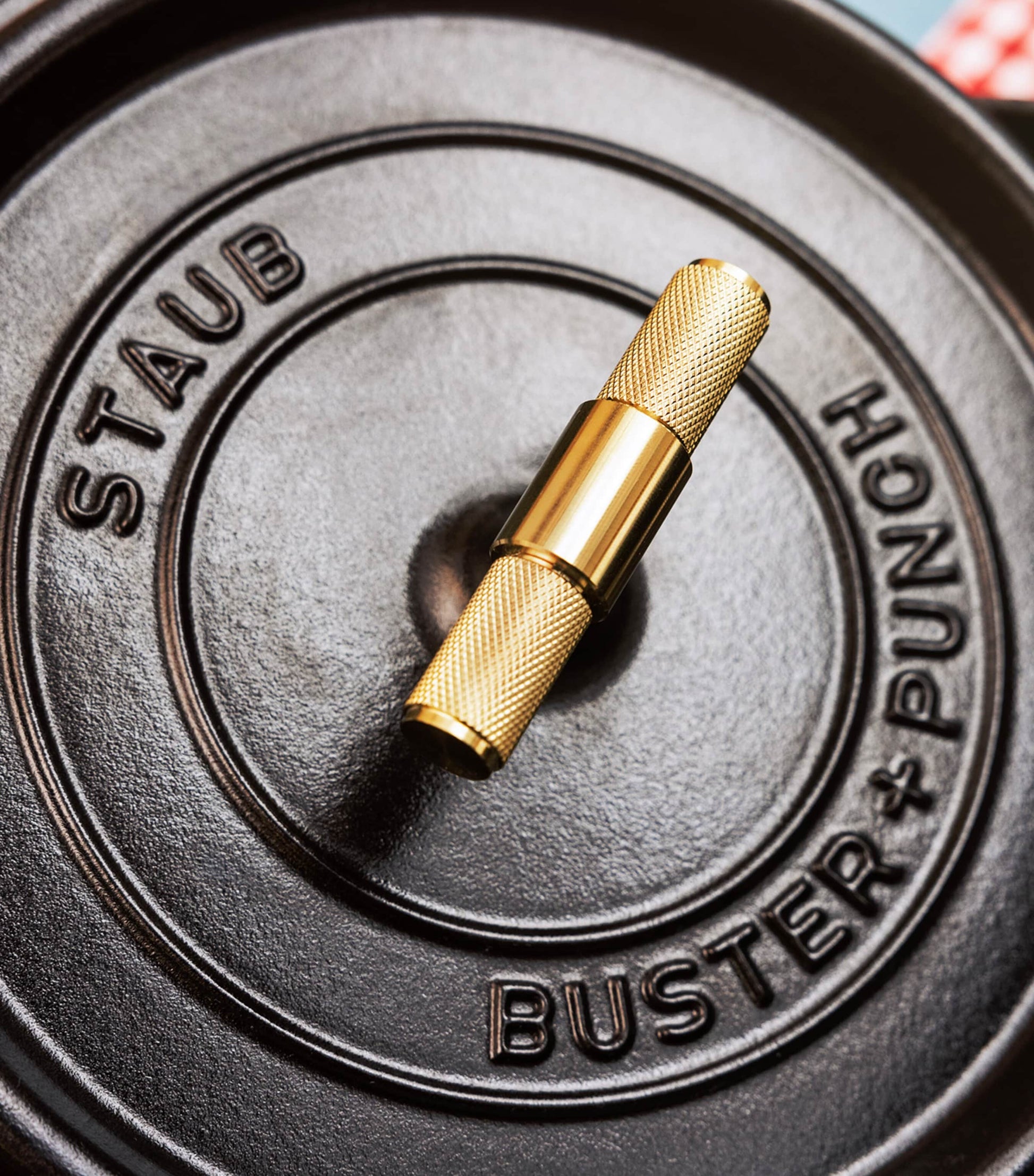 Staub x Buster + Punch Cocotte with Brass Knob (24cm)