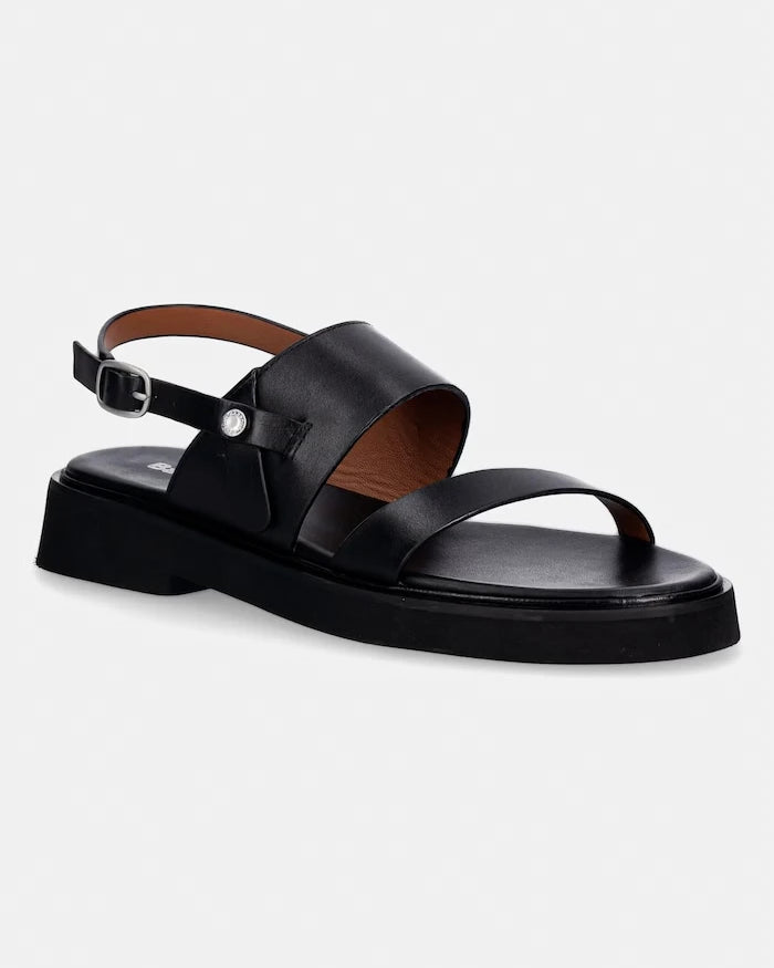 Barbour Dakota Deri Kadın Platform Sandalet