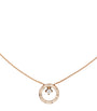 CHANEL Beige Gold and Diamond Coco Crush Necklace