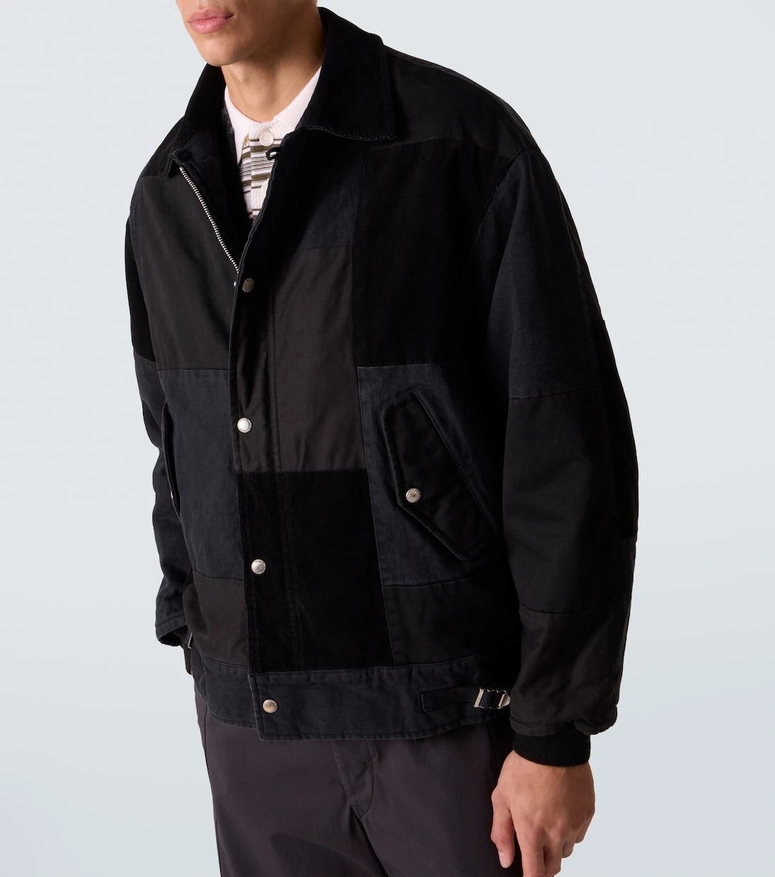 Comme des Garçons Homme - Panelli pamuk Oxford ceket