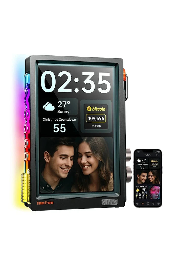 Divoom Times Frame Çoklu Ortam Bilgi Panosu 25,4 x 13,97 x 2,51 cm