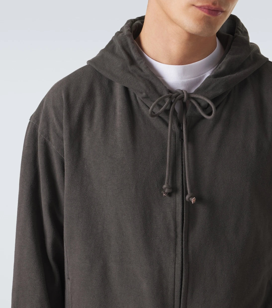 The Row - Mabon cotton jersey zip-up hoodie