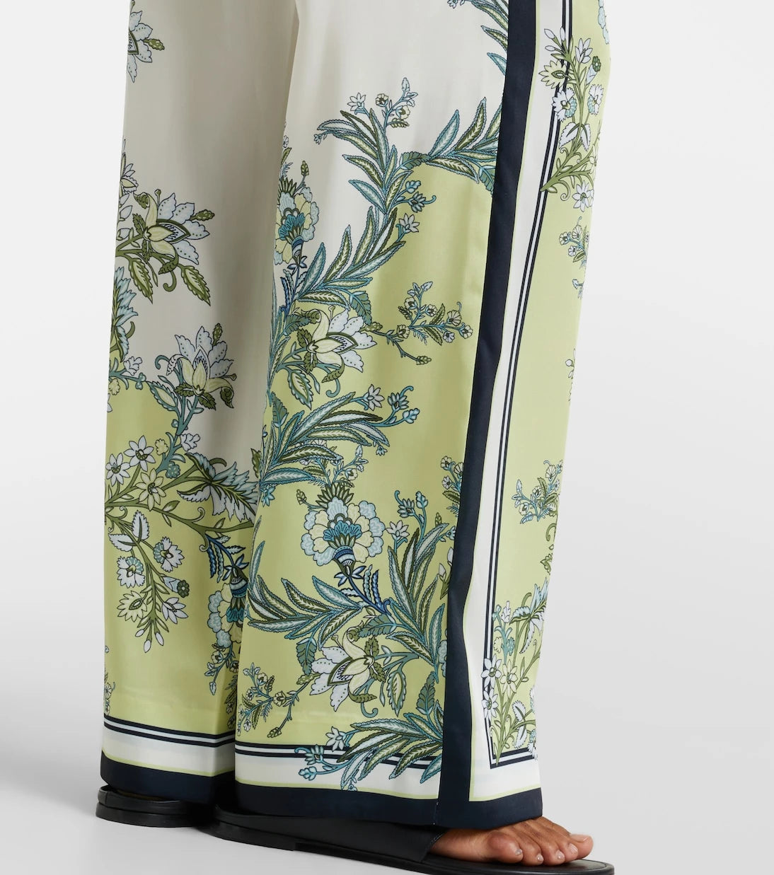 Veronica Beard - Grigore floral twill palazzo pants