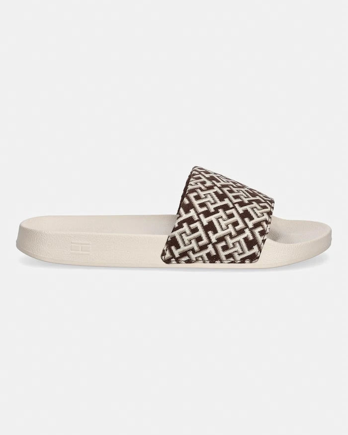 Tommy Hilfiger kadın terlikleri TH MONOGRAM POOL SLIDE