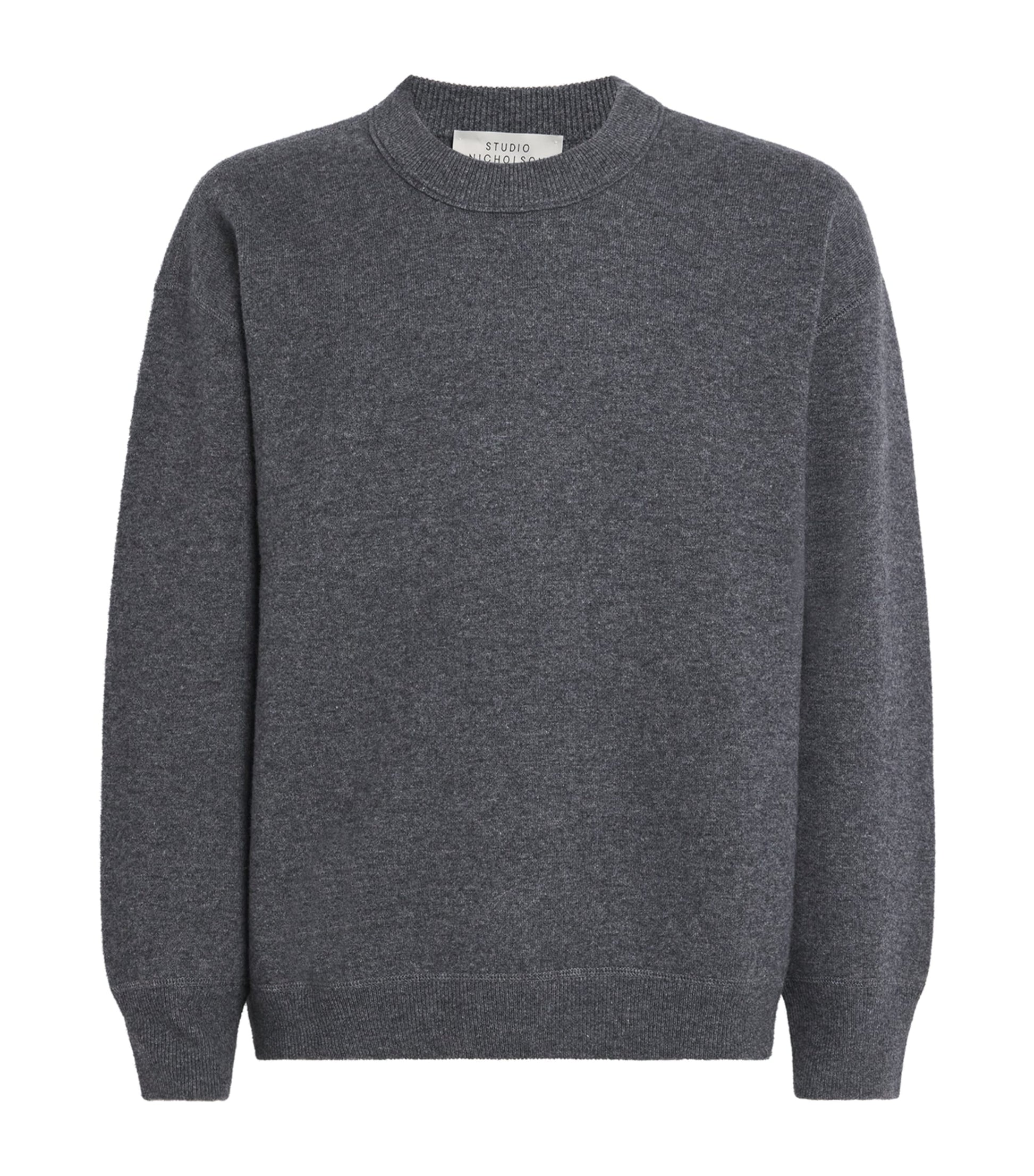 Studio Nicholson Grey Wool-Cashmere Moray Sweater