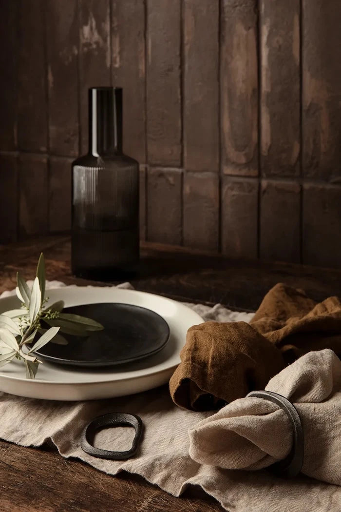 ferm LIVING Flow Peçete Halkası (4 Parça)