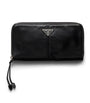 Prada Leather Zip-Around Wallet