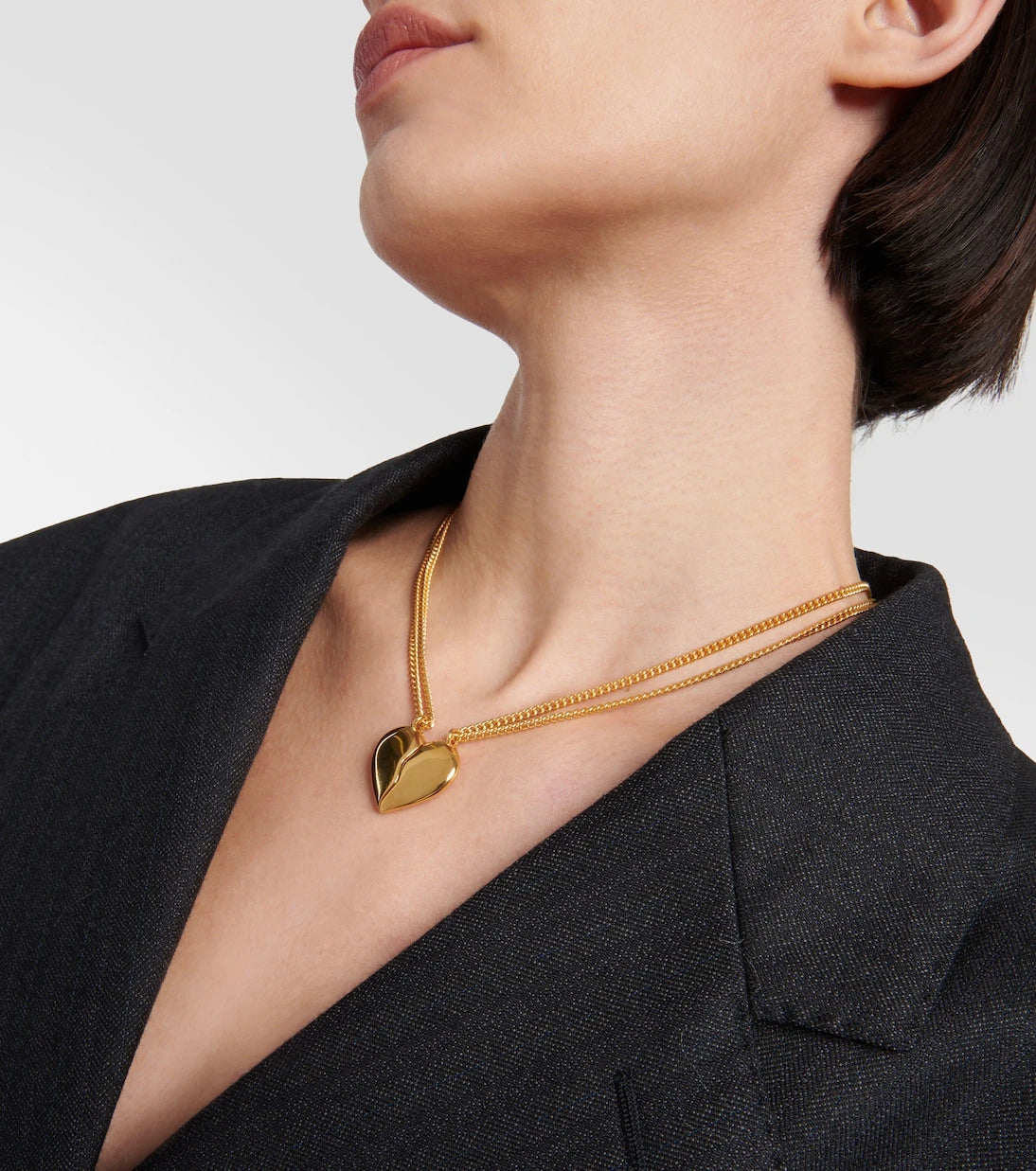Balenciaga - Lovelock Double embellished necklace