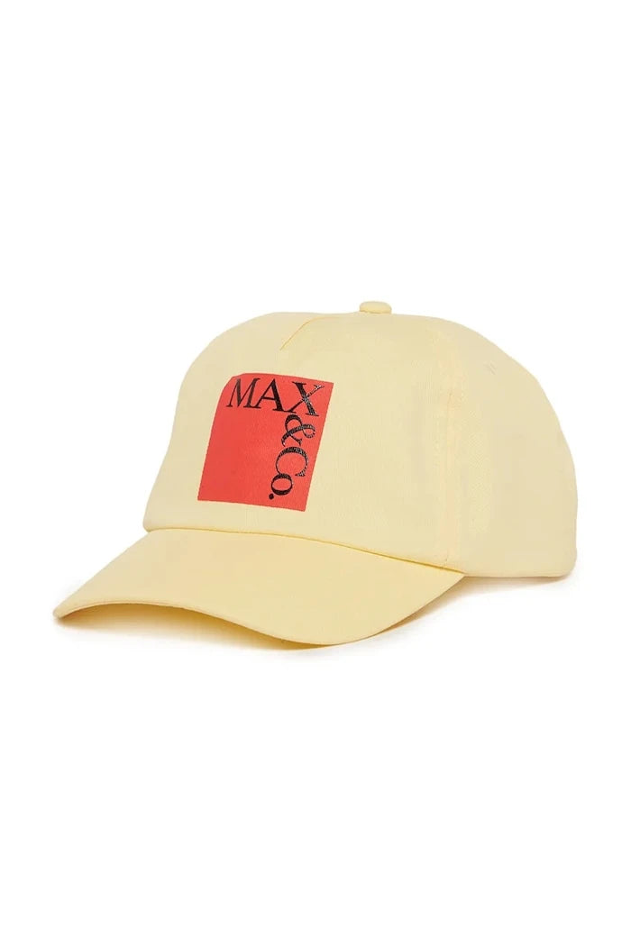 Детска памучна шапка с козирка MAX&Co. MAXF13F HAT