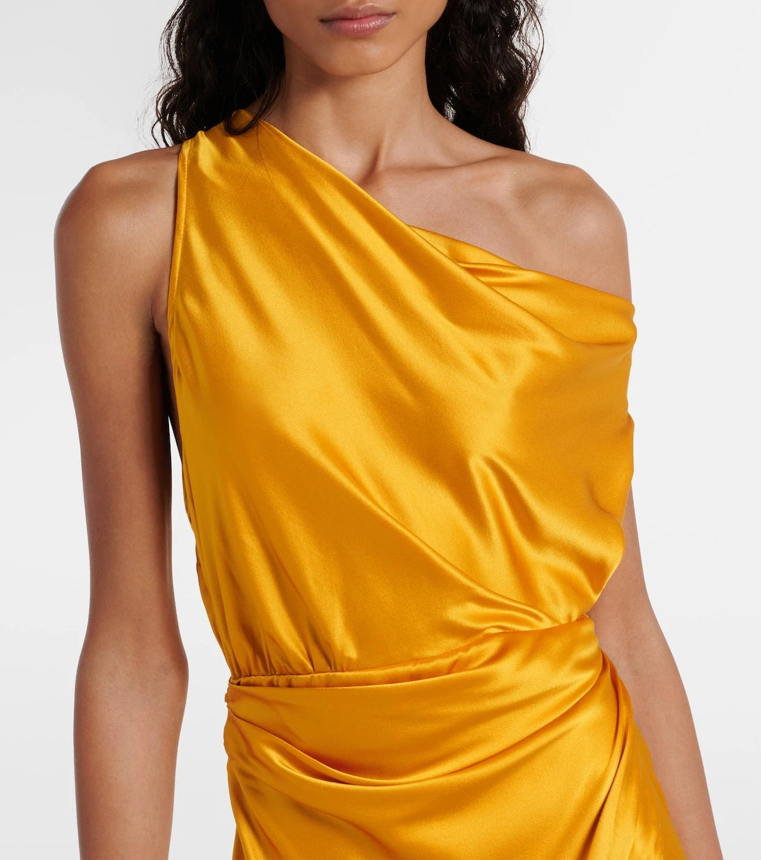 The Sei - Draped silk satin wrap gown