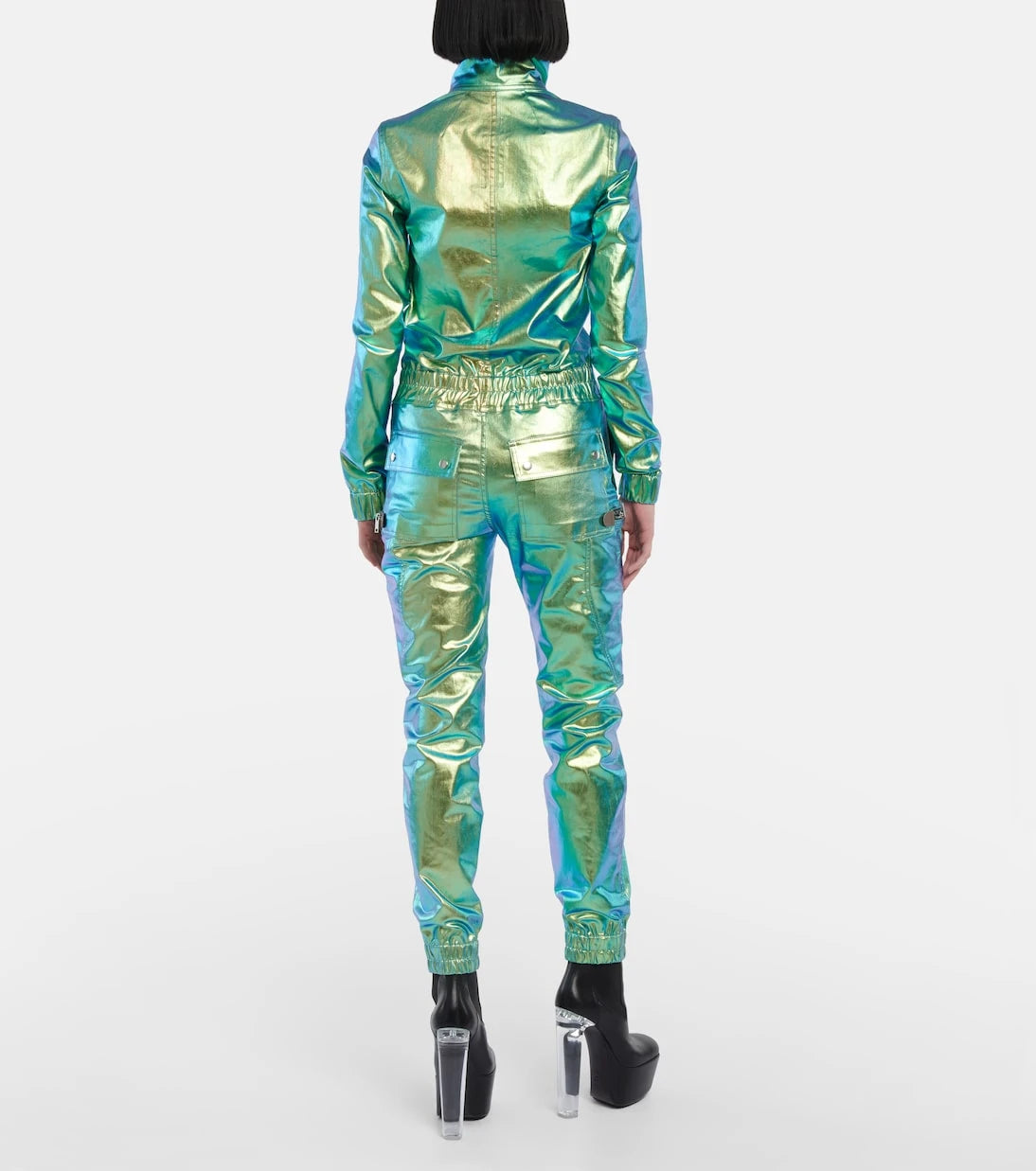 Rick Owens - Iridescent slim-leg jumpsuit