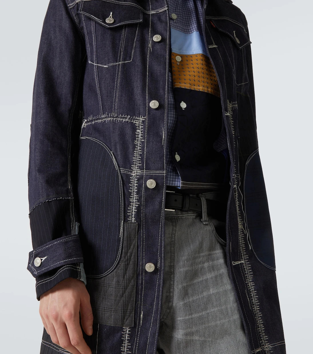 Junya Watanabe - x Levi's® patchwork jacket