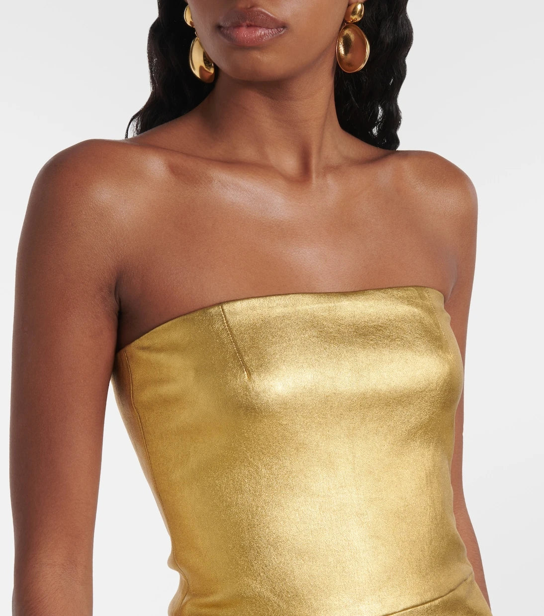 Stouls - Amina metallic leather minidress