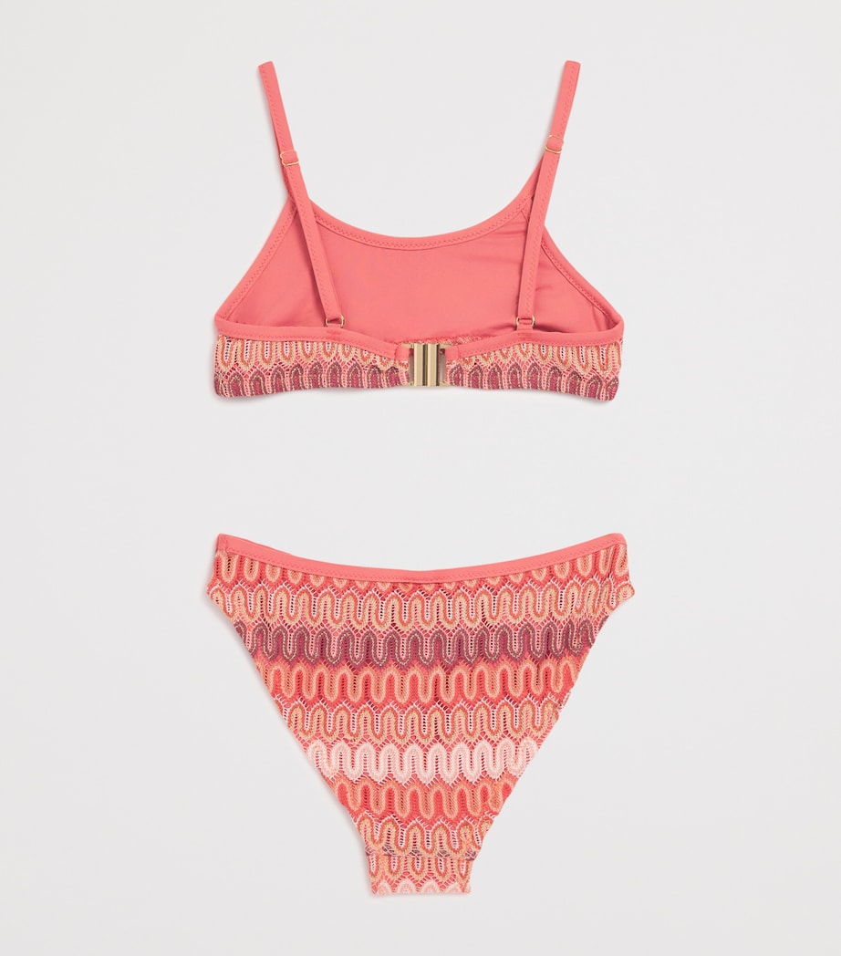 Lison Paris Zigzag Coral Bikini (6-14 Years)