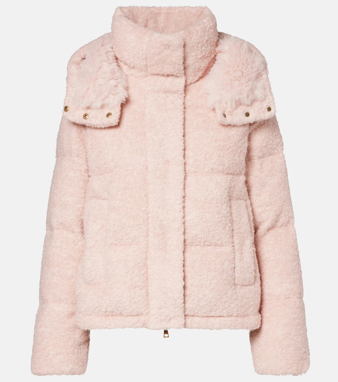 Moncler - Virieu hooded bouclé down jacket