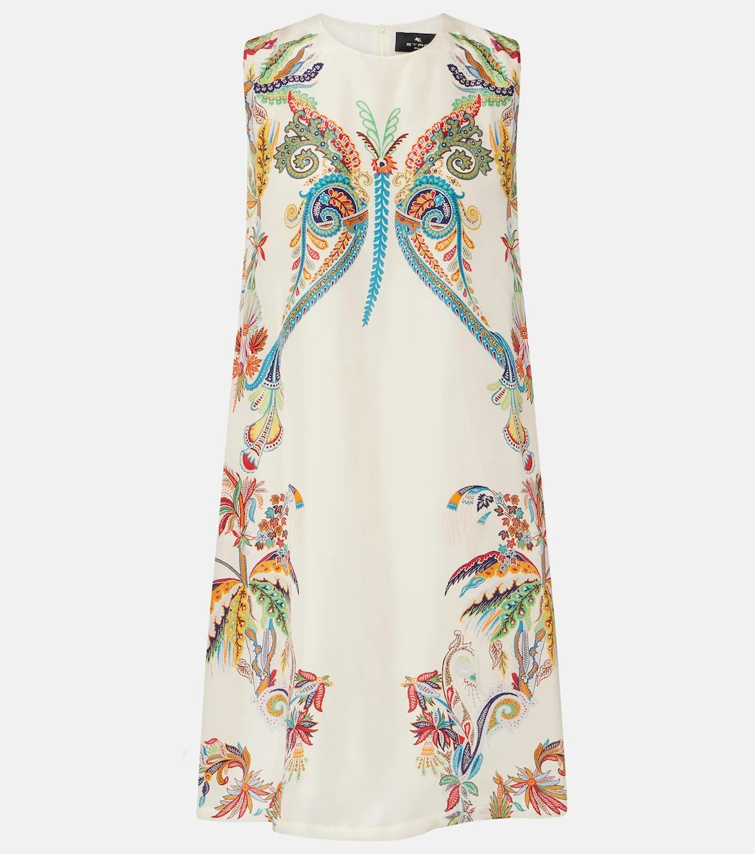 Etro - Printed silk minidress