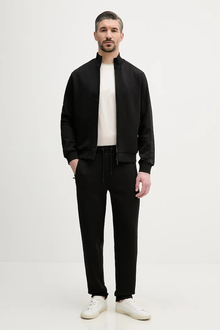 Karl Lagerfeld fermuarlı erkek viskon sweatshirt